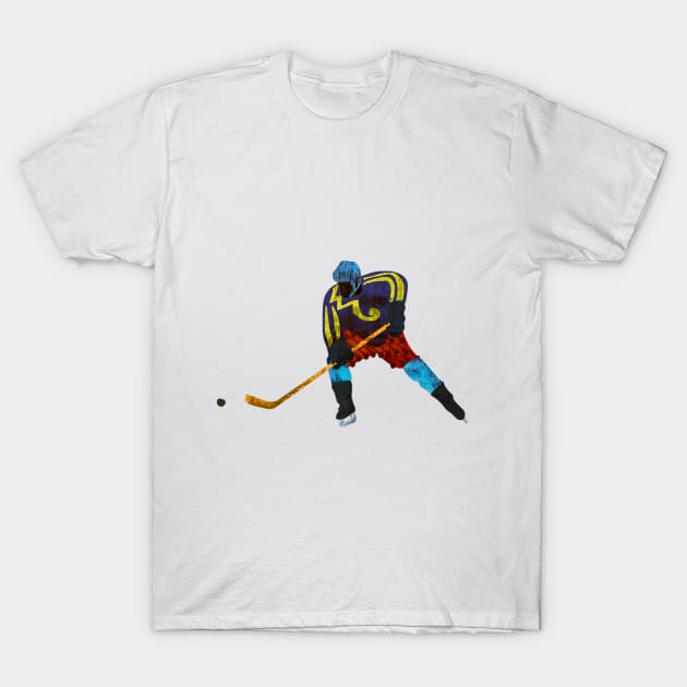 Ice Hockey T-Shirt by louweasely